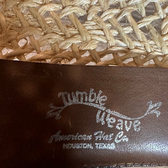 Vintage American Hat Co. Tumble Weave Cowboy Hat Size 7 - Picture 10 of 12